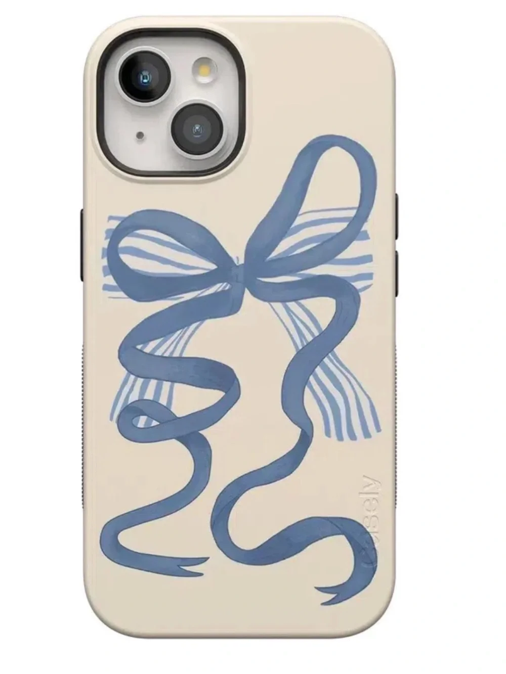Casely Heartstrings Blue Bow Case-iPhone 15 Plus
